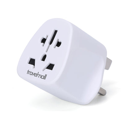 World to UK Travel Adaptor (2- & 3-poles)