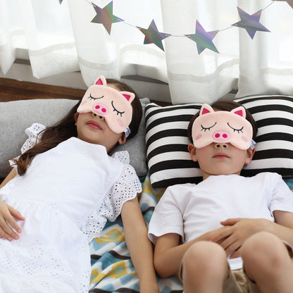 Kid's Light-Blocking Sleep Mask - Piglet