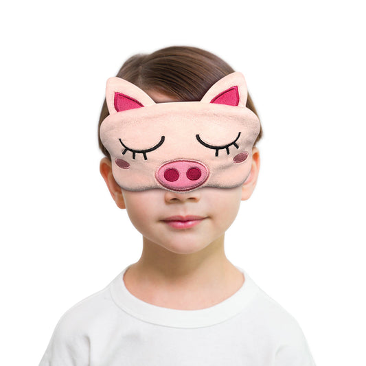 Kid's Light-Blocking Sleep Mask - Piglet
