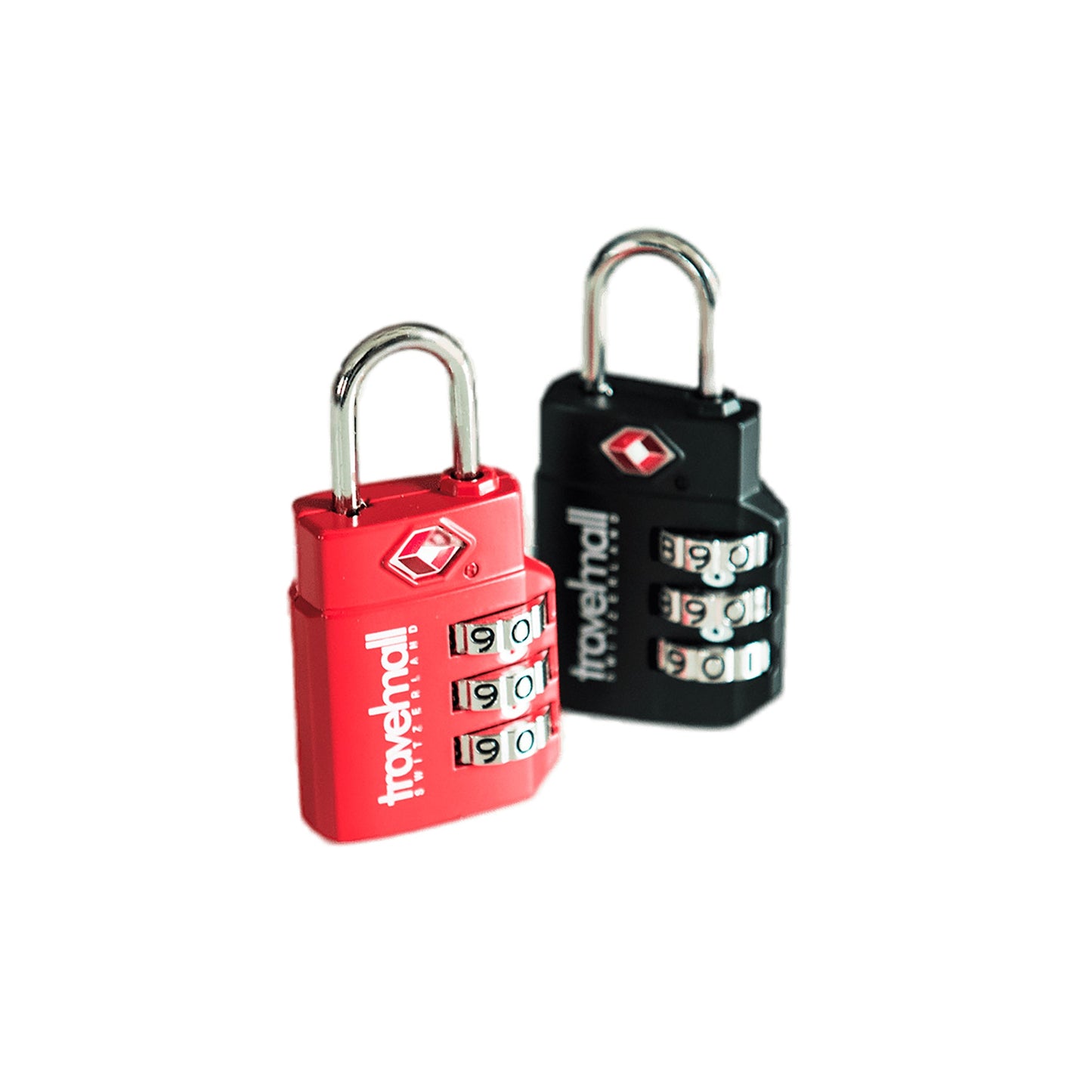 TSA 3-Dial Combination Lock - Red