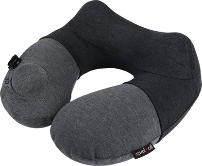 3D Inflatable Neck Pillow - Black