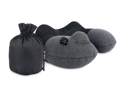 3D Inflatable Neck Pillow - Black