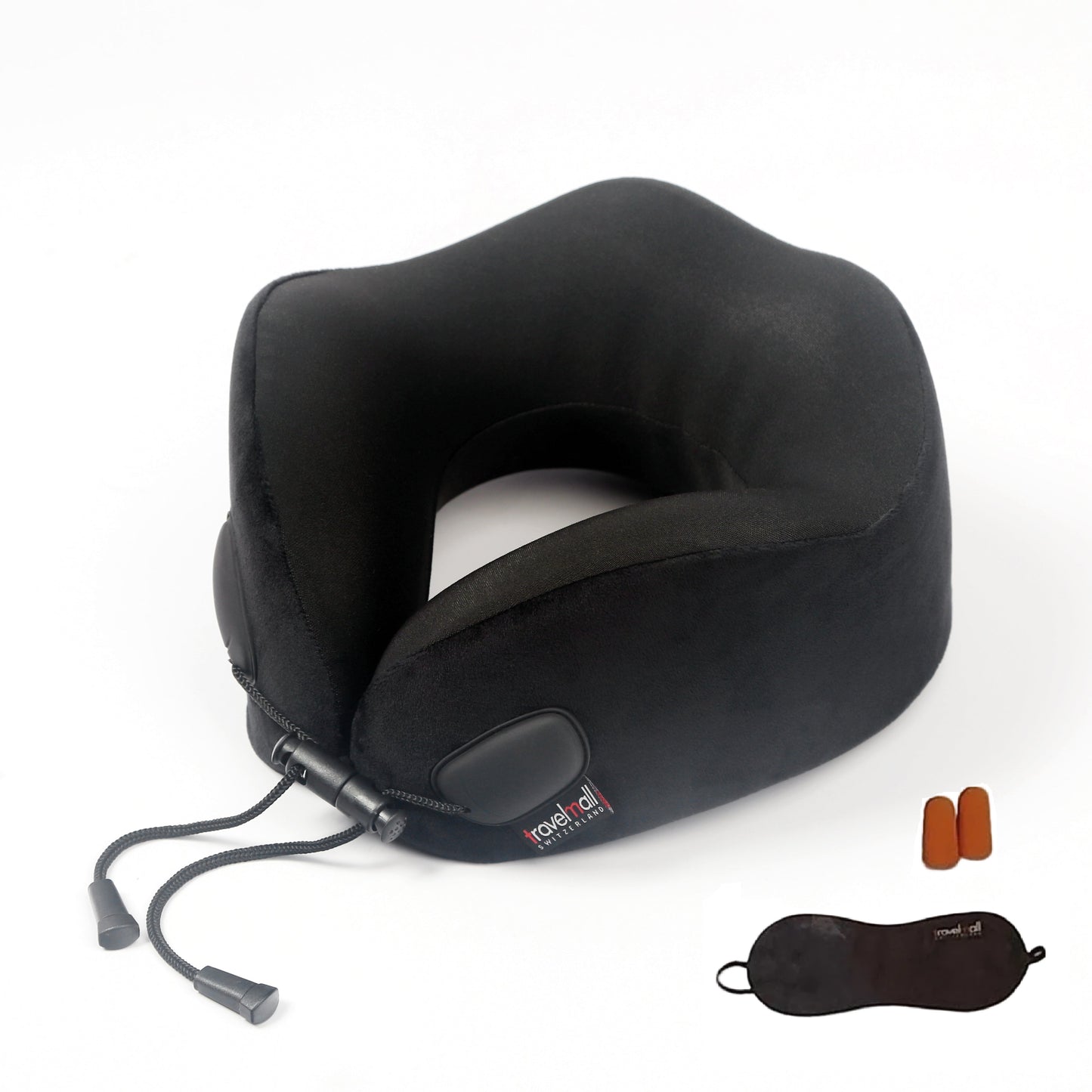 3-in-1 Rebond-M Foldable Memory Foam Pillow with Eye Mask & Ear Plugs