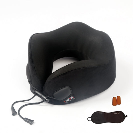 3-in-1 Rebond-M Foldable Memory Foam Pillow with Eye Mask & Ear Plugs