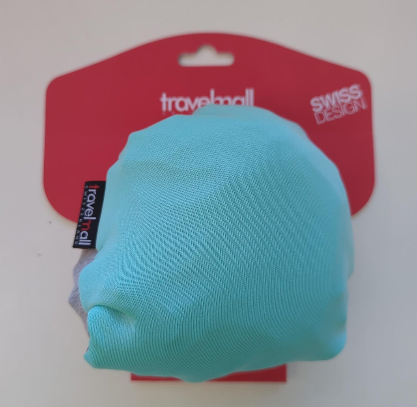 Pocket-Sized 3D Inflatable Neck Pillow - Grey
