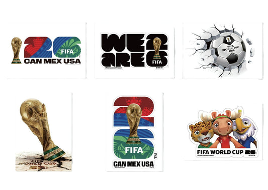 FIFA World Cup 2026 Stickers (6 Pcs) (Officially Licensed)