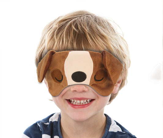 Kid's Light-Blocking Sleep Mask - Bull Dog