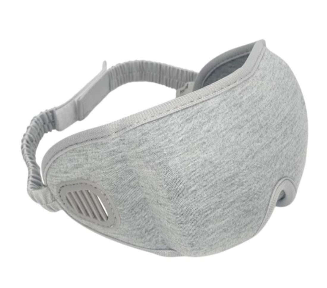 Eco-friendly 3D Breathable Sleep Mask - Grey