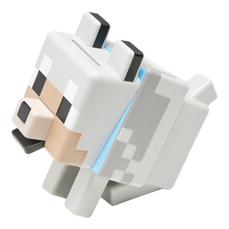 Minecraft Wolf Shaped Money Box