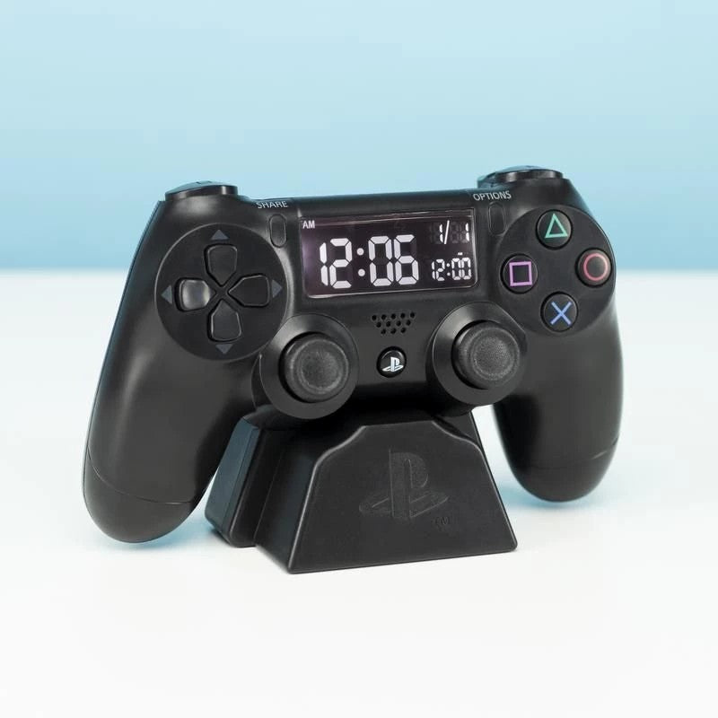 Playstation Controller Alarm Clock - Black