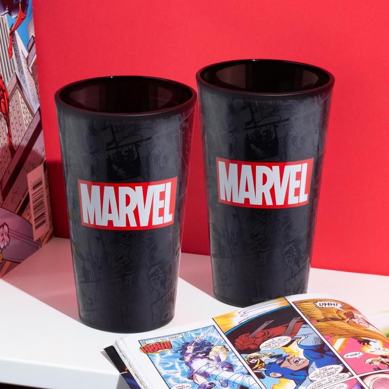 Marvel Logo Glass