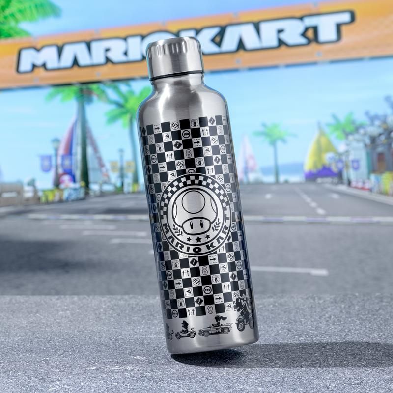 Mario Kart Metal Water Bottle