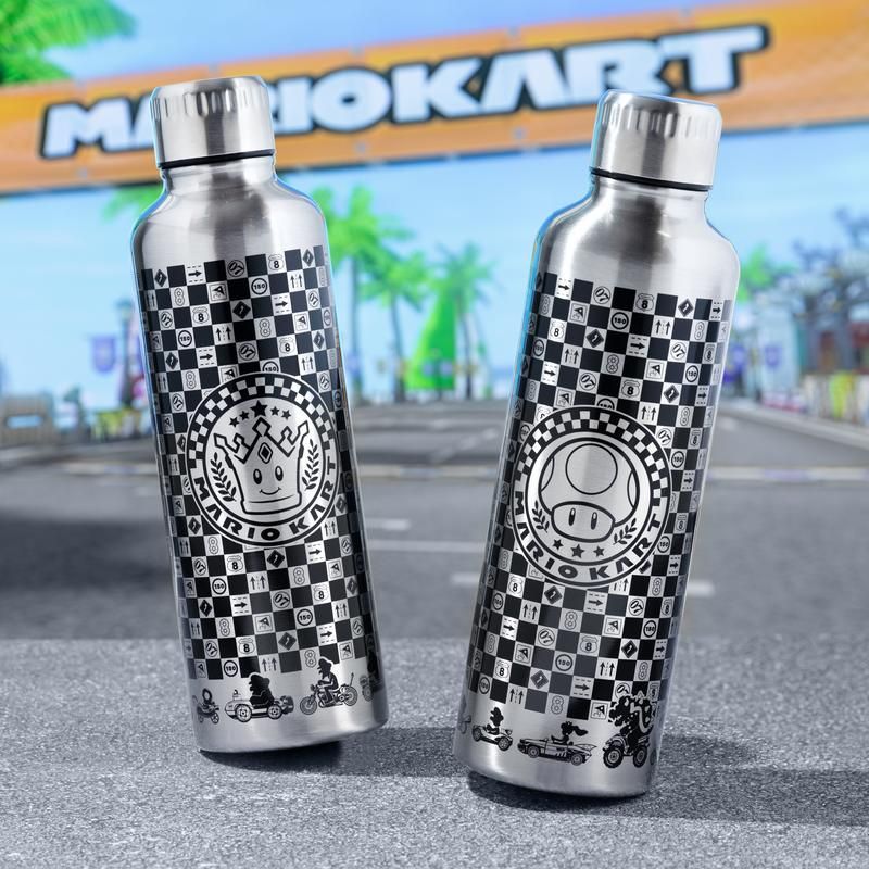 Mario Kart Metal Water Bottle