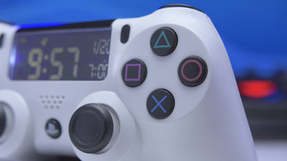 Playstation Controller Alarm Clock - White