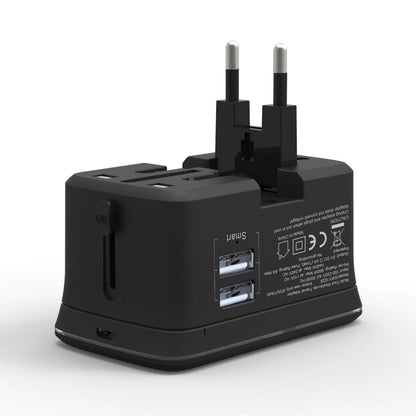 Multi-Functional 2-in-1 Travel Adaptor with 10W Wireless Charging Pad, Dual-USB Deluxe Edition