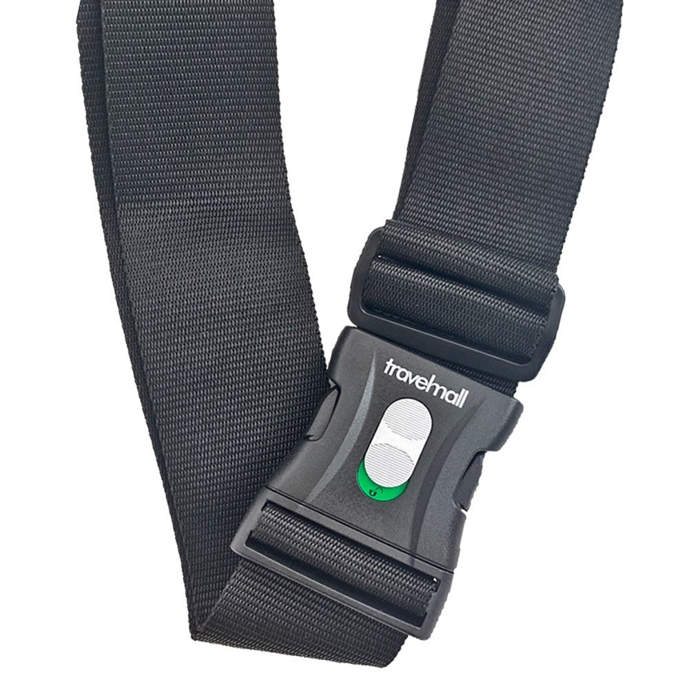 Durable Deluxe Travel Luggage Belt | Adjustable with Locking Buckle Strap