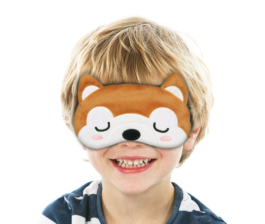 Kid's Light-Blocking Sleep Mask - Shiba Inu